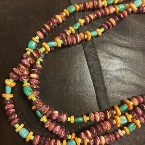 Double D Ranch assorted stone necklace